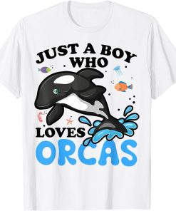 Funny Orca Lover Graphic for Boys Men Kids Whale T-Shirt