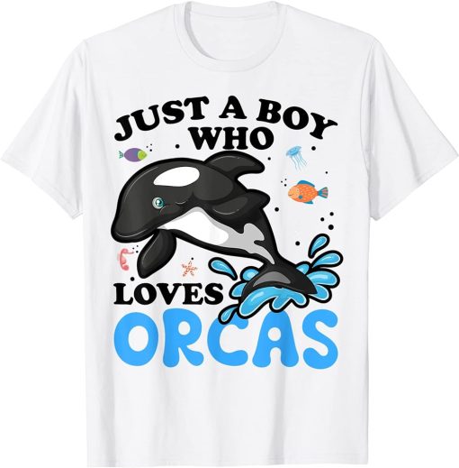 Funny Orca Lover Graphic for Boys Men Kids Whale T-Shirt